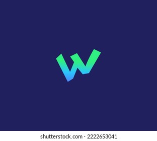 W Letter Logo Vector Template Abstract Monogram Symbol. Usable for Business sport, technology, fashion, digital And future creative logo