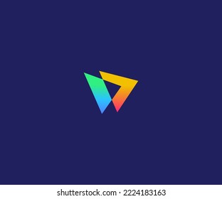 W Letter Logo Vector Template Abstract Monogram Symbol. Usable for Business sport, technology, fashion, digital And future creative logo