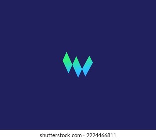 W Letter Logo Vector Template Abstract Monogram Symbol. Usable for Business sport, technology, fashion, digital And future creative logo