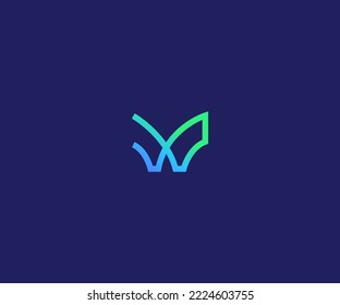 W Letter Logo Vector Template Abstract Monogram Symbol. Usable for Business sport, technology, fashion, digital And future creative logo