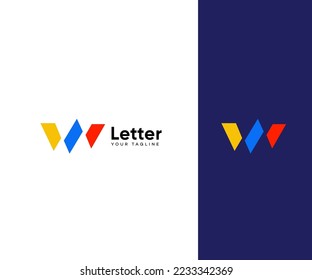 W Letter Logo Vector Template Abstract Monogram Symbol. Usable for Business sport, technology, fashion, digital And future creative logo