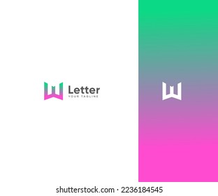 W Letter Logo Vector Template Abstract Monogram Symbol. Usable for Business sport, technology, fashion, digital And future creative logo