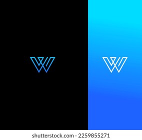 W Letter Logo Vector Template Abstract Monogram Symbol 