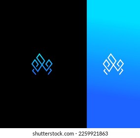 W-Letter-Logo, Vektorvorlage Abstraktes Monogramm-Symbol 