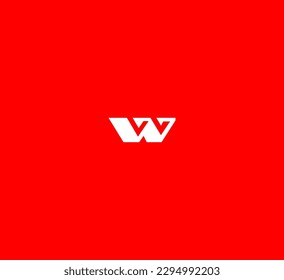 W Letter Logo Vector Template Abstract Monogram Symbol 