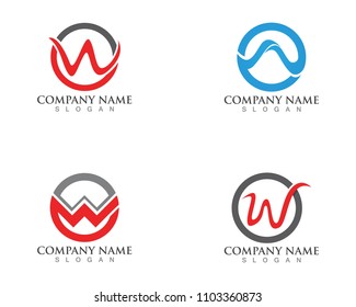 W letter logos