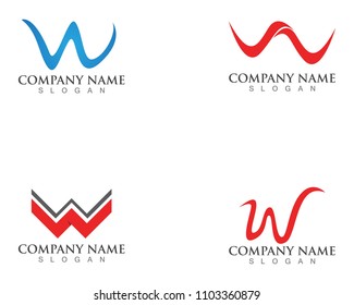 W letter logos