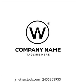 Una letra con plástico o Plantilla de logotipo de Vector de botella. Adecuado para negocios de bebidas, inspiración de diseño.