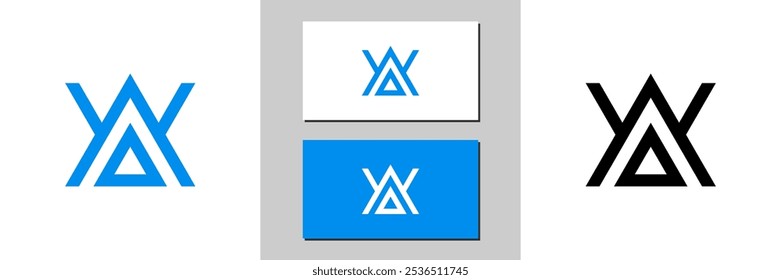 w letter sign icon white and black logo