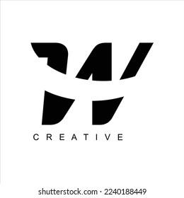 W LETTER VECTOR DESIGN SYMBOL LOGO