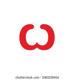 w letter vector logo