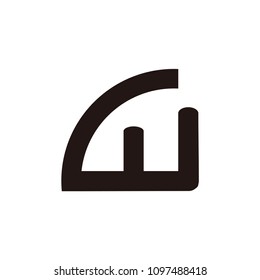 w letter vector logo