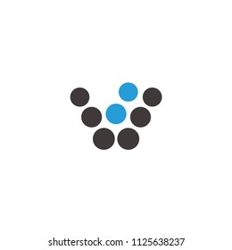 w letter vector logo