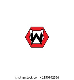 w letter vector logo