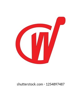W LETTER VECTOR LOGO