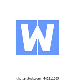 w letter vector logo