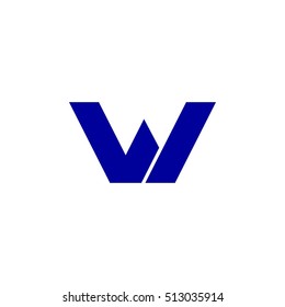 w letter vector logo