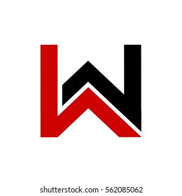 w letter vector logo