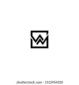 W letter vector logo design