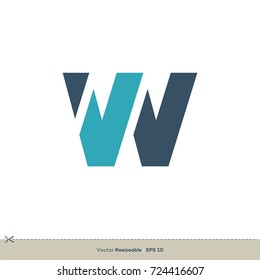 W Letter vector Logo Template Illustration Design. Vector EPS 10.