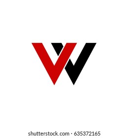 w letter vector logo. vw letter vector logo