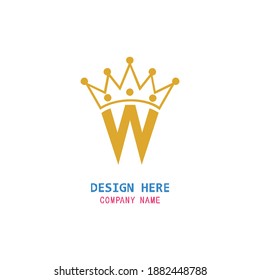 W lettering logo is simple, easy to understand and authoritative