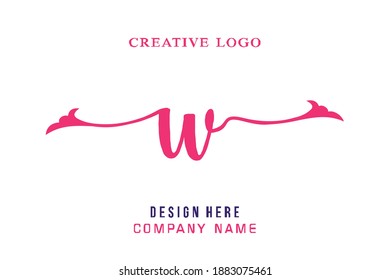 W lettering logo is simple, easy to understand and authoritative