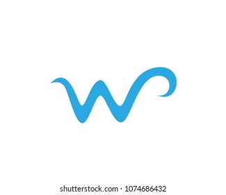 W letters business logo and symbols template
