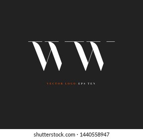 W W letters Joint logo icon vector for business card and corporate identity.