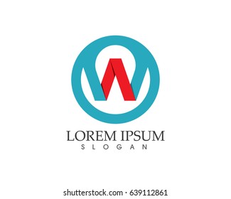 W letters logo