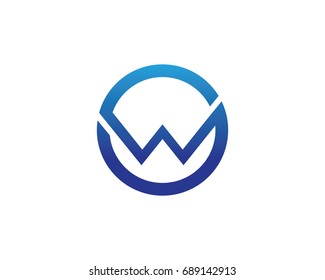 W letters logo and symbols 