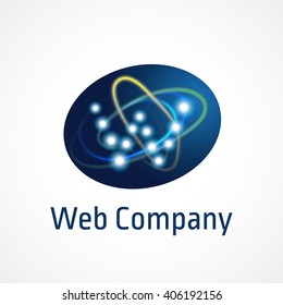 W lighting logotype. Isolated blockchain emblem trendy W shape of cryptocurrency, backgrounds. Abstract corporate connecting sign template, creative concept IT branding identity, cripto educating idea
