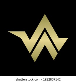 Resumen del logotipo W, monograma, simple, limpio y ordenado
