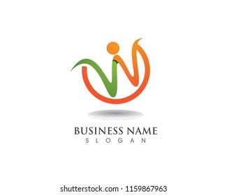 W logo business logo and symbols template
