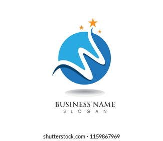 W logo business logo and symbols template
