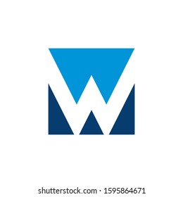 W Logo can be used for company, icon, and others.