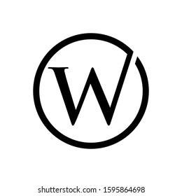 W Logo can be used for company, icon, and others.