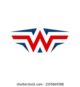 W Logo can be used for company, icon, and others.