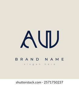 A and W logo design. AW abstract Letters Logo Monogram. This logo design is the process of creating a visual symbol that represents a brand, company, or individual.
