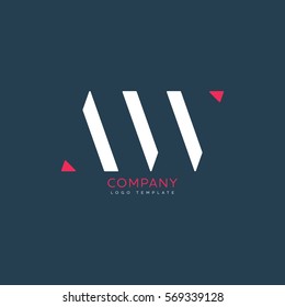 A W logo design for Corporate 