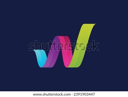 W Logo Design, Letter W Logo Template, Abstract W Monogram 