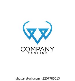 w logo design and premium vector templates