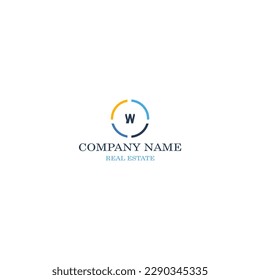 W Logo Design Simple And Elegant suitable for your business