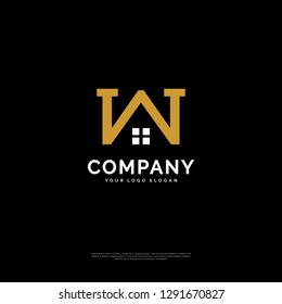 W logo design template. creative sign. Universal vector icon. - Vector
