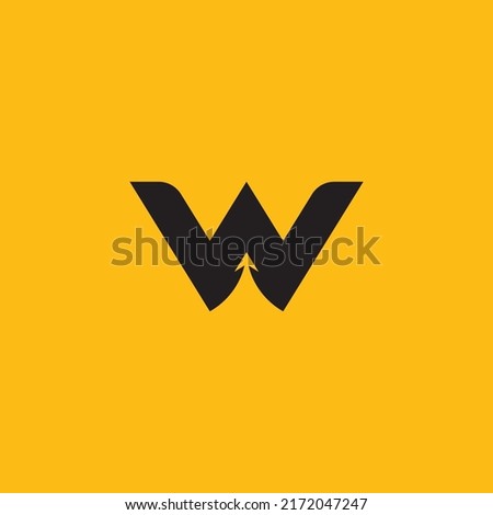 W Logo Design and template. Creative W icon initials based Letters in vector.