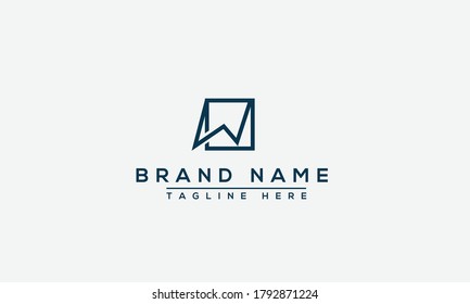 W Logo Design Template Vector Graphic Branding Element.