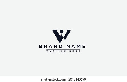 W Logo Design Template Vector Graphic Branding Element.