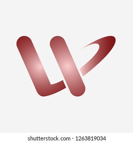 W logo design vector icon symbol template