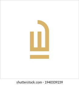 W logo design vector sign 