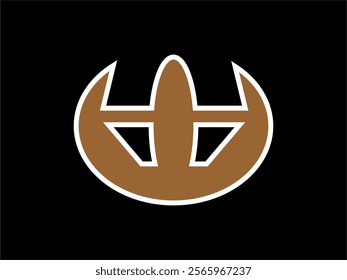 W logo emblem vector for growing products